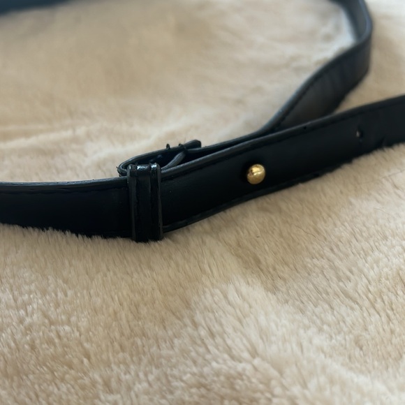 Black Woven Leather Purse - Picture 3 of 5